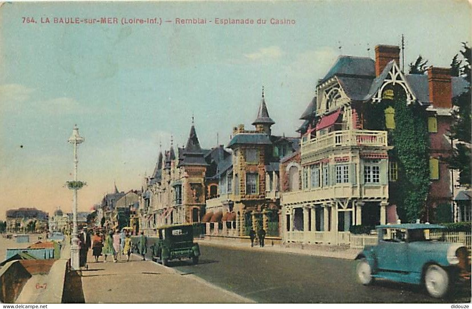 44 - La Baule Sur Mer - Remblai - Esplanade Du Casino - Animée - Automobiles - Colorisée - Carte Neuve - CPA - Voir Scan - La Baule-Escoublac