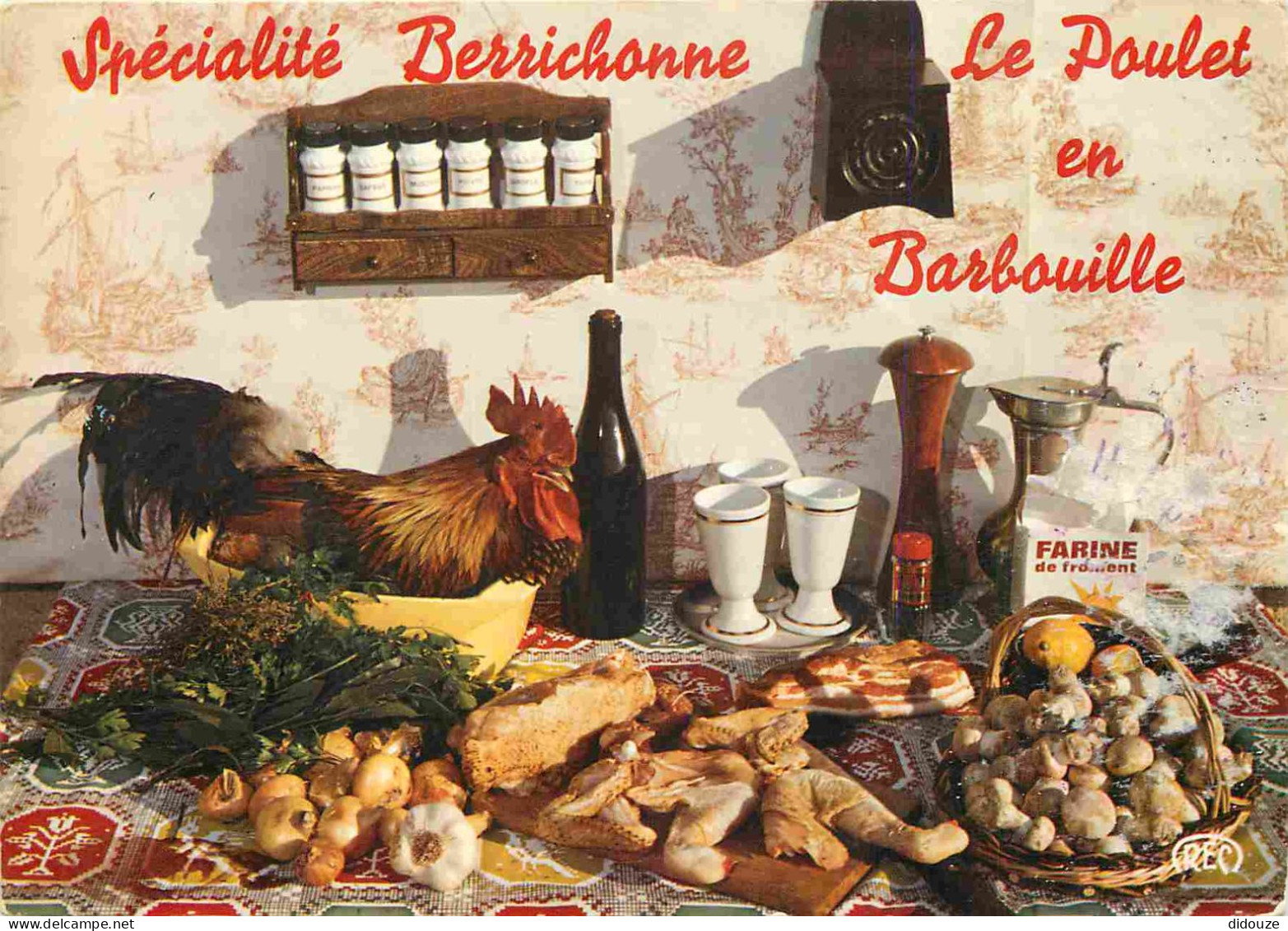 Recettes De Cuisine - Poulet En Barbouille - Gastronomie - CPM - Voir Scans Recto-Verso - Recettes (cuisine)