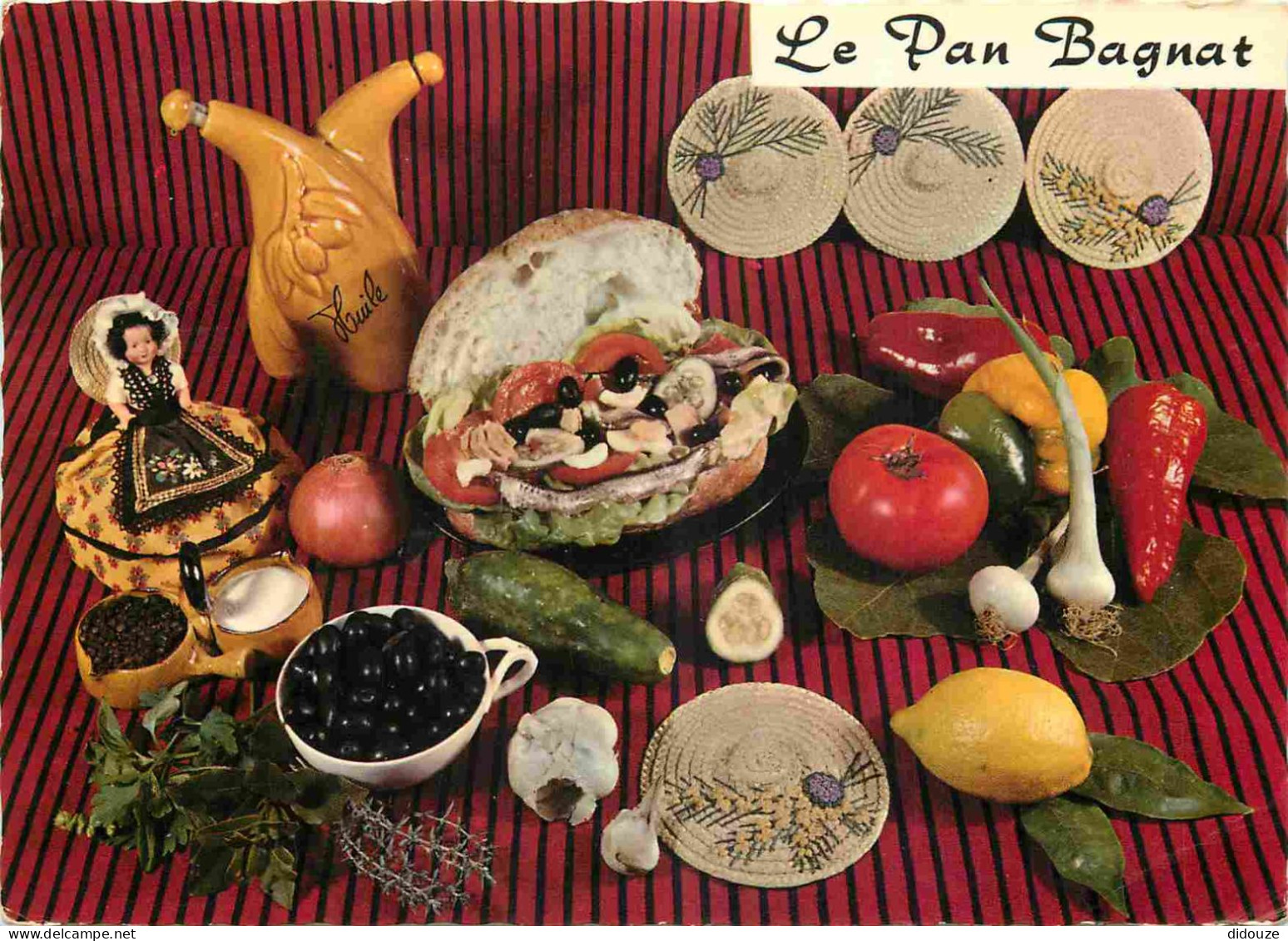 Recettes De Cuisine - Pan Bagnat - Gastronomie - CPM - Voir Scans Recto-Verso - Recipes (cooking)