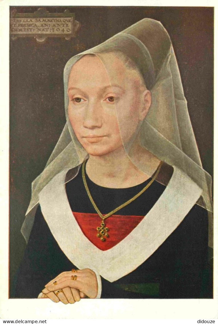 Art - Peinture - Hans Memling - Sibylla Sambetha - CPM - Carte Neuve - Voir Scans Recto-Verso - Paintings