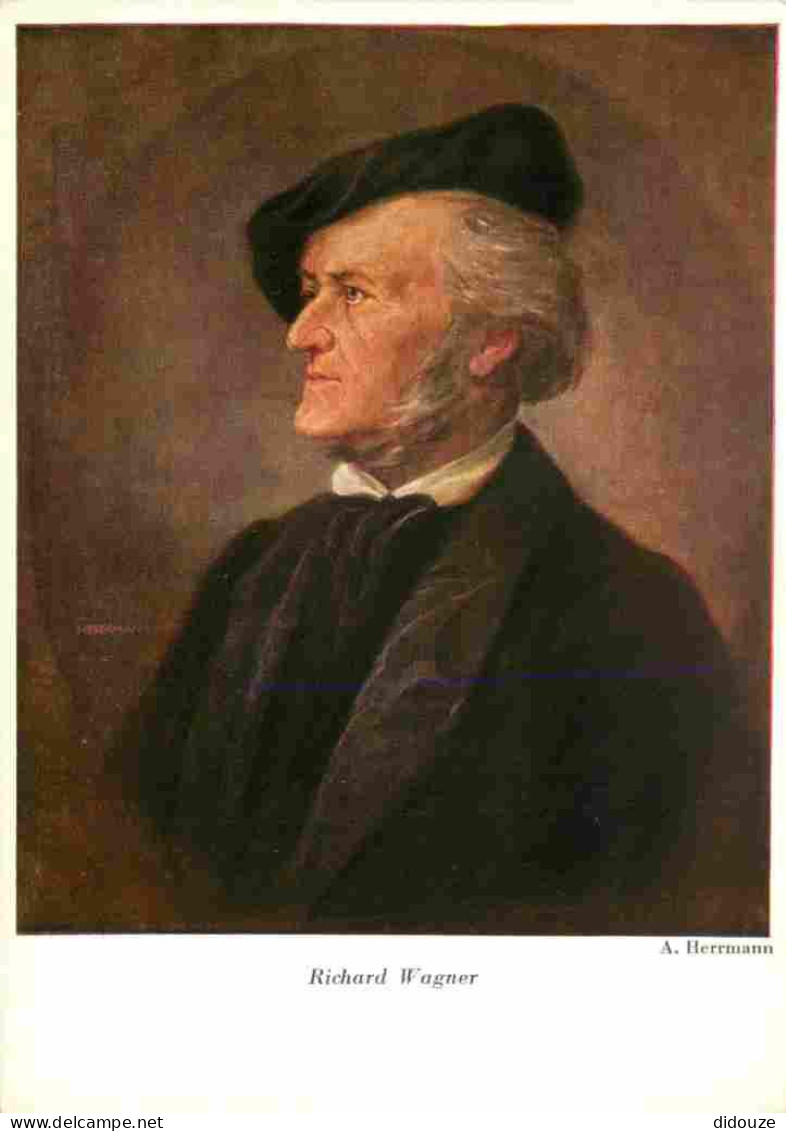 Art - Peinture - A Herrmann - Richard Wagner - Walter Classen Kunstverlag Zurich - Portrait - CPM - Voir Scans Recto-Ver - Paintings