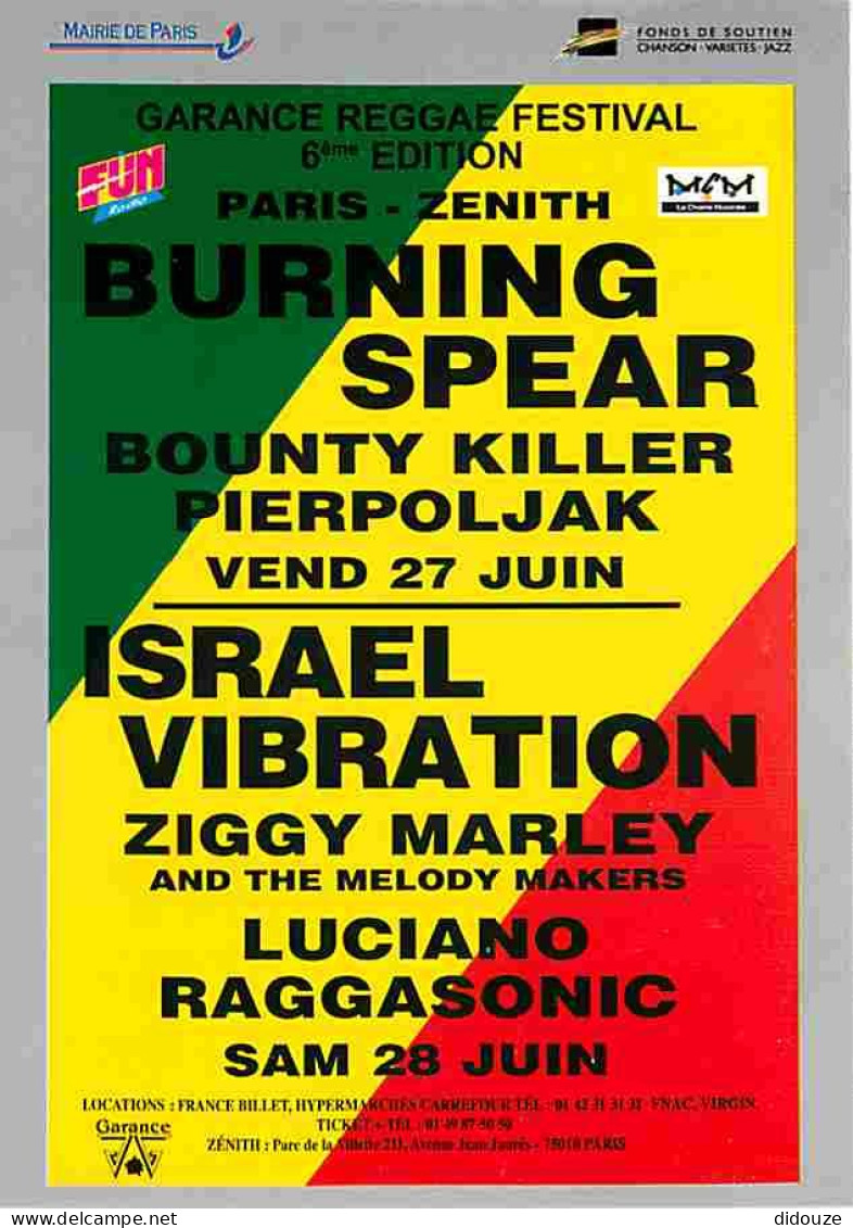 Musique - Burning Spear - CPM - Voir Scans Recto-Verso - Musique Et Musiciens