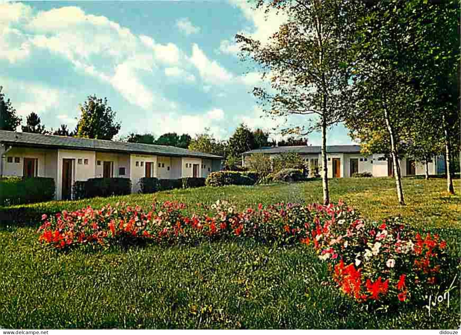 91 - Dourdan - Village Vacances Familles - Les Pavillons - Fleurs - Carte Neuve - CPM - Voir Scans Recto-Verso - Dourdan