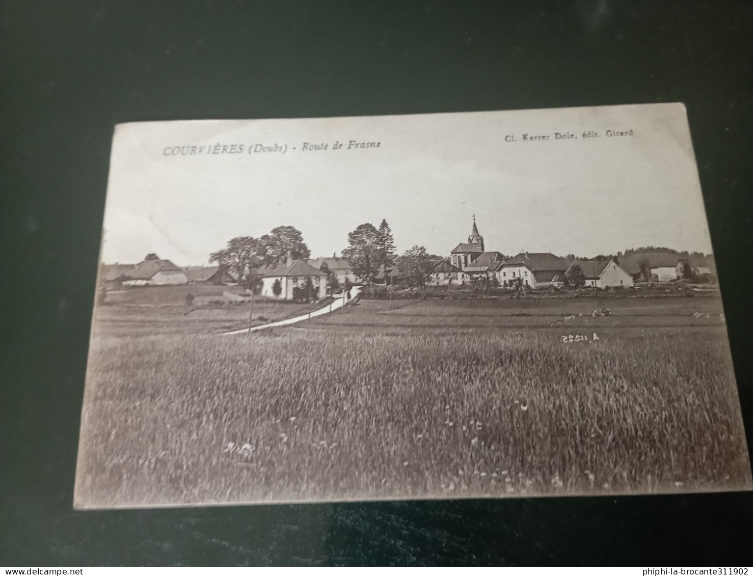 B1/357- COURVIÈRES- Route De Frasne - Sonstige & Ohne Zuordnung