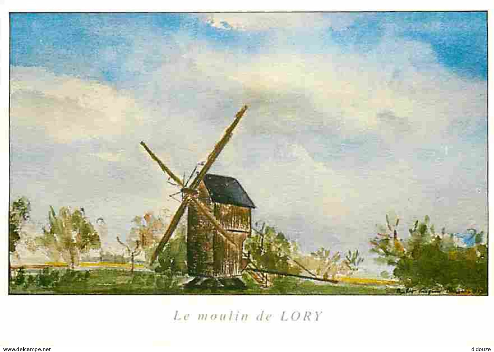 Art - Peinture - Oucques - Le Moulin Lory - CPM - Voir Scans Recto-Verso - Paintings