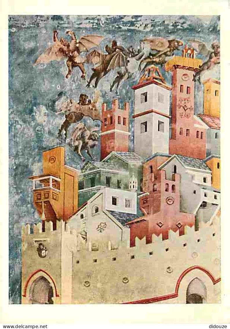 Art - Peinture - Giotto - Teufel Uber Einer Stadt - Carte Neuve - CPM - Voir Scans Recto-Verso - Paintings
