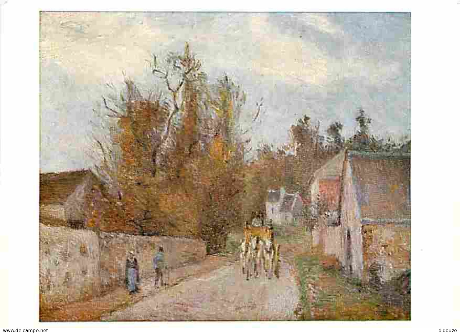 Art - Peinture - Camille Pissarro - La Route D'Ennery - CPM - Voir Scans Recto-Verso - Malerei & Gemälde