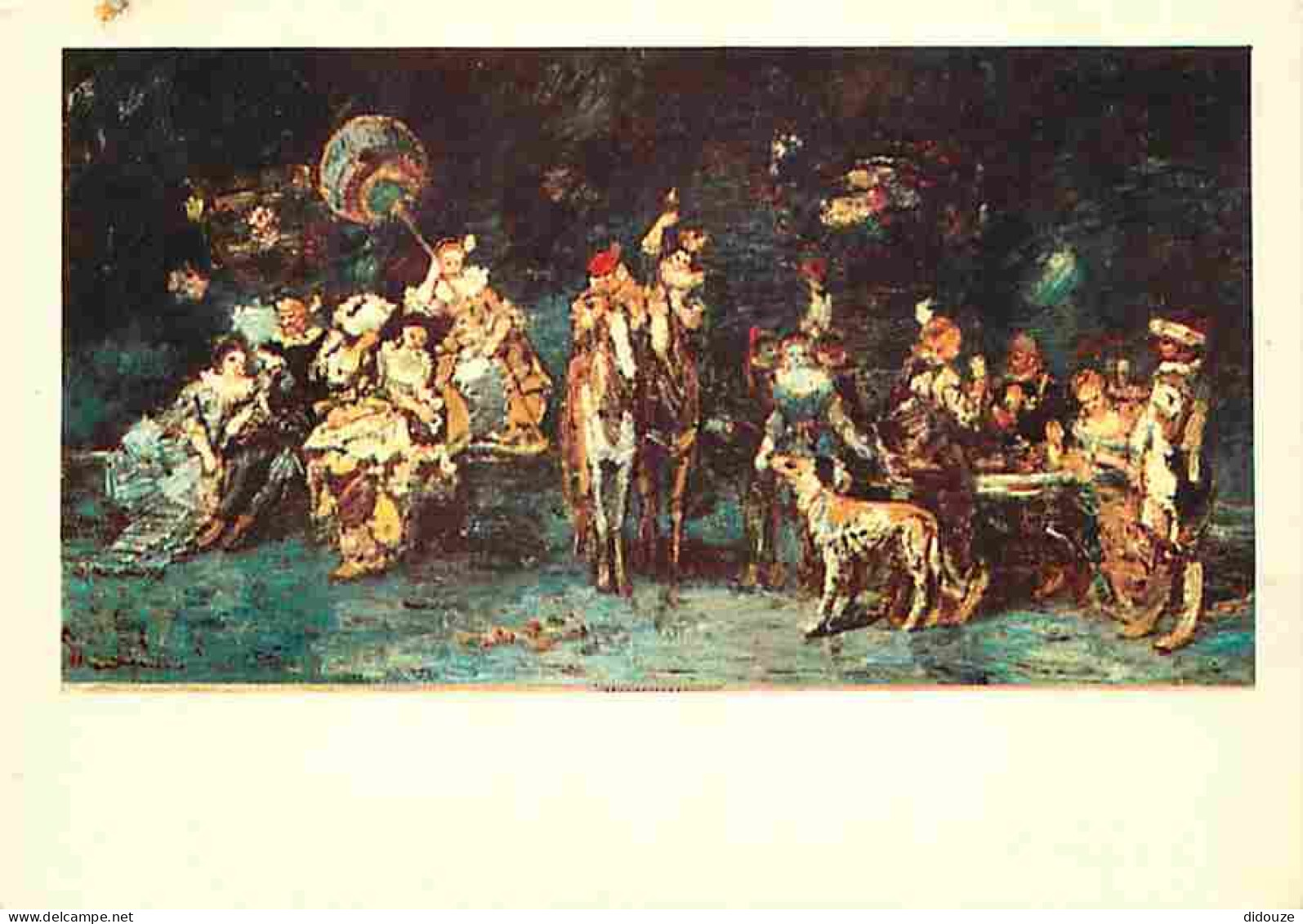 Art - Peinture - Monticelli - Grande Scène De Nuit - CPM - Voir Scans Recto-Verso - Malerei & Gemälde