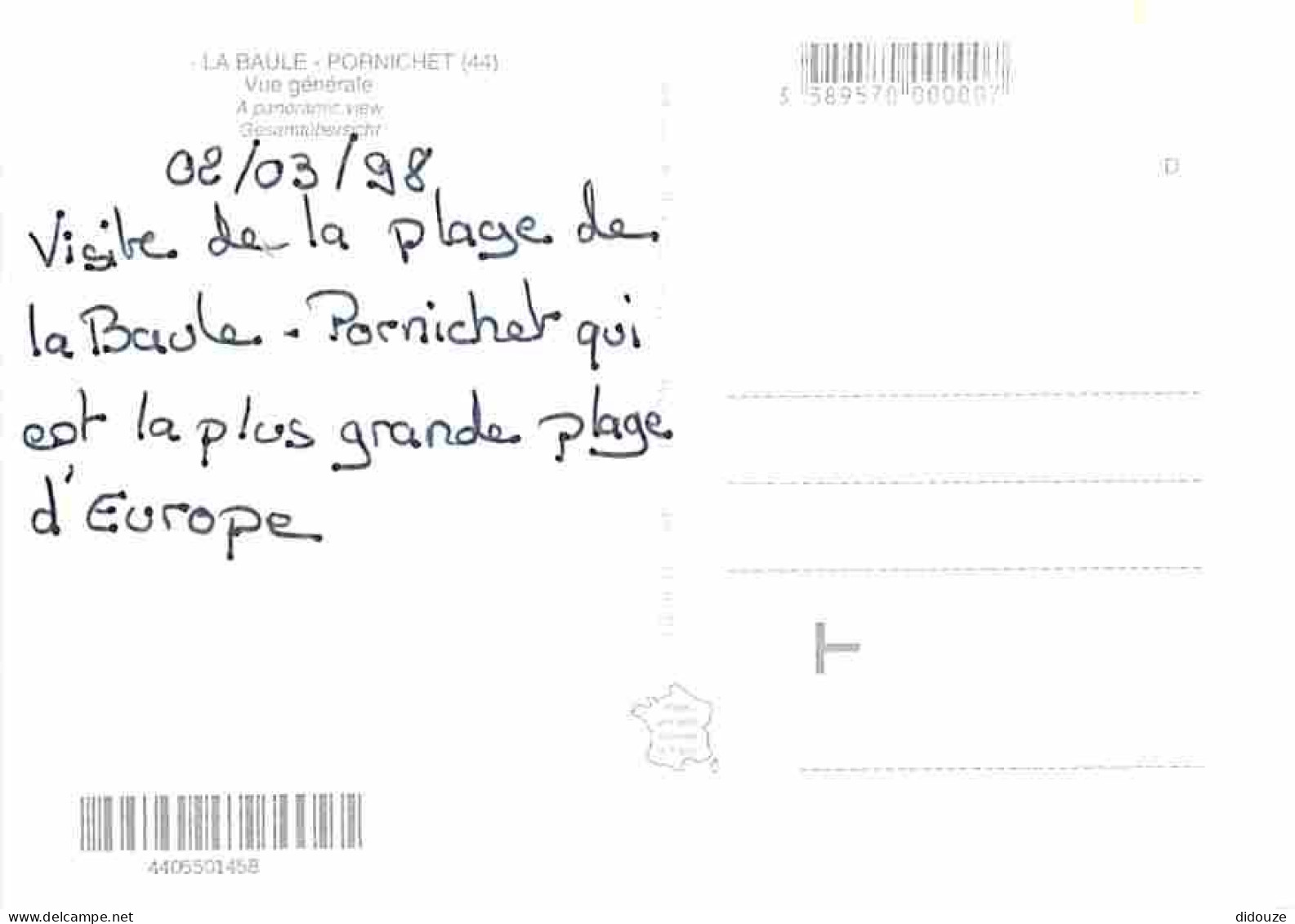 44 - La Baule - Vue Générale Aérienne - CPM - Voir Scans Recto-Verso - La Baule-Escoublac