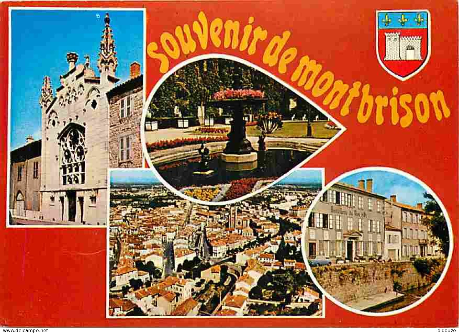 42 - Montbrison - Multivues - Automobiles - Blasons - Flamme Postale - CPM - Voir Scans Recto-Verso - Montbrison