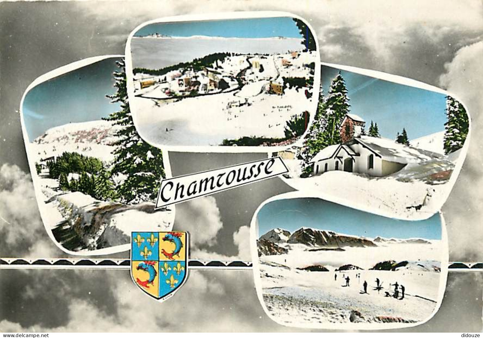 38 - Chamrousse - Multivues - Hiver - Neige - Blasons - Carte Neuve - CPM - Voir Scans Recto-Verso - Chamrousse