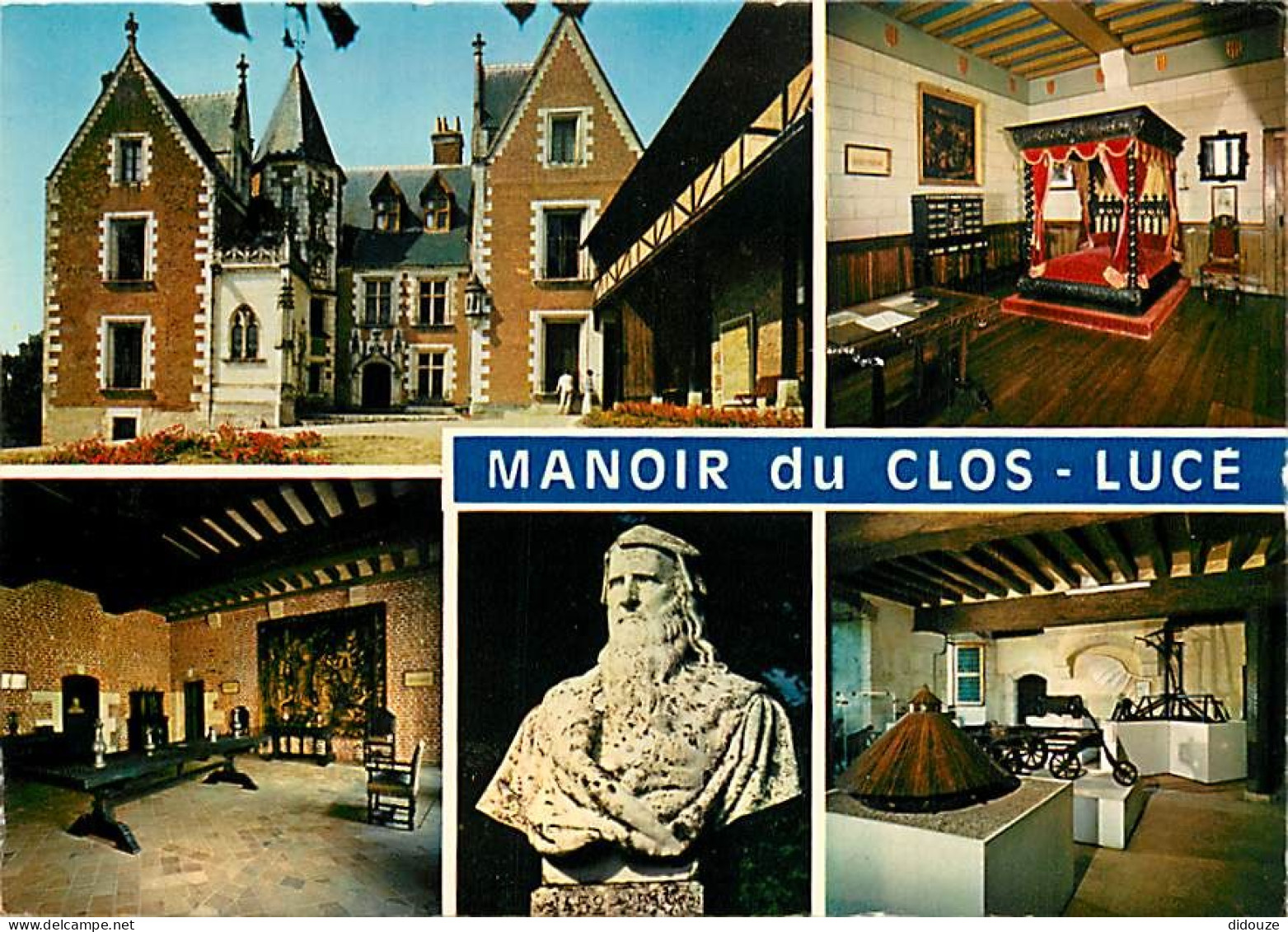 37 - Amboise - Le Clos-Lucé - Manoir Du XVe Siècle Où Vécut Léonard De Vinci - Multivues - Carte Neuve - CPM - Voir Scan - Amboise