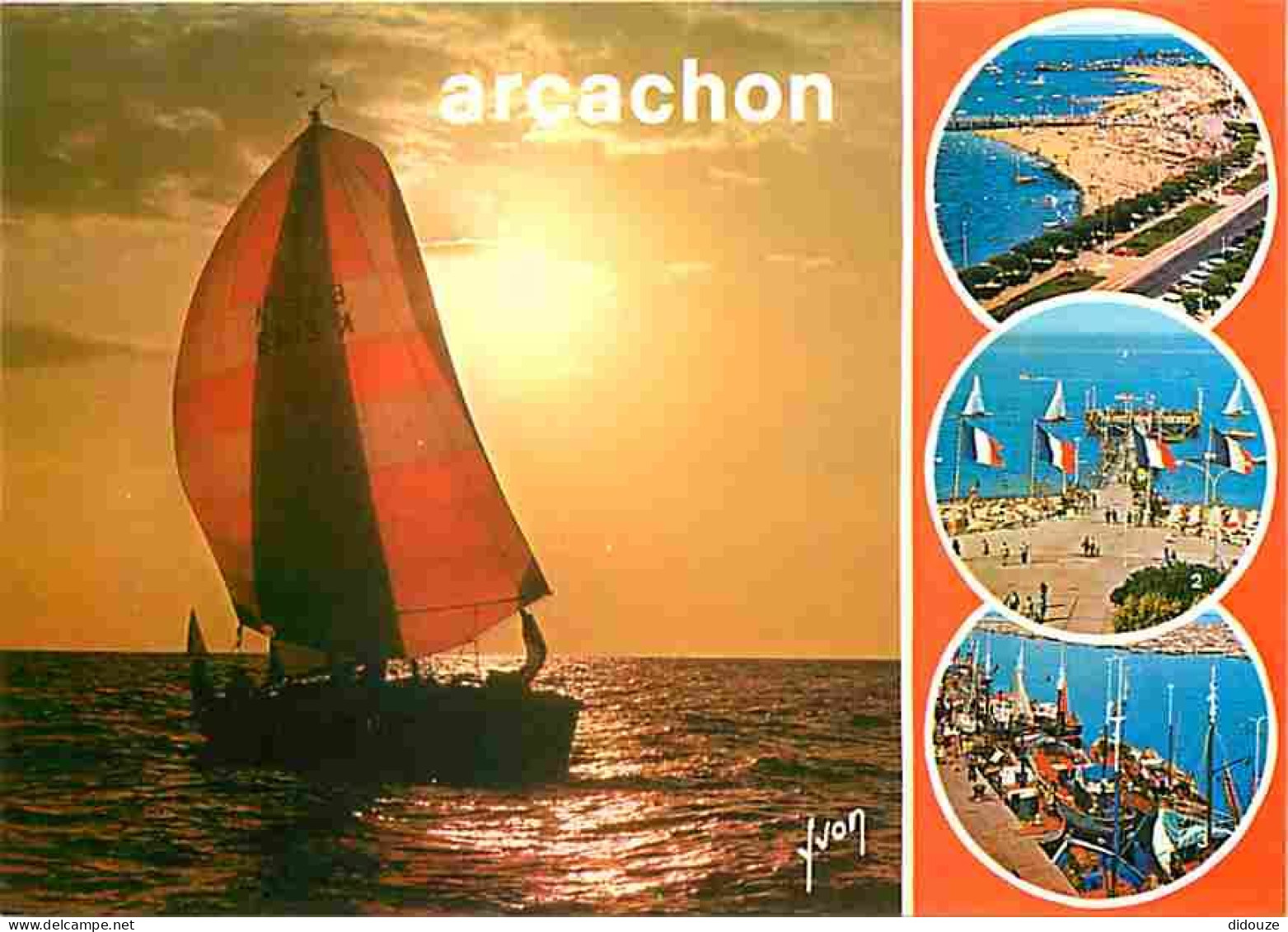 33 - Arcachon - Multivues - Voile - Bassin D'Arcachon - CPM - Voir Scans Recto-Verso - Arcachon