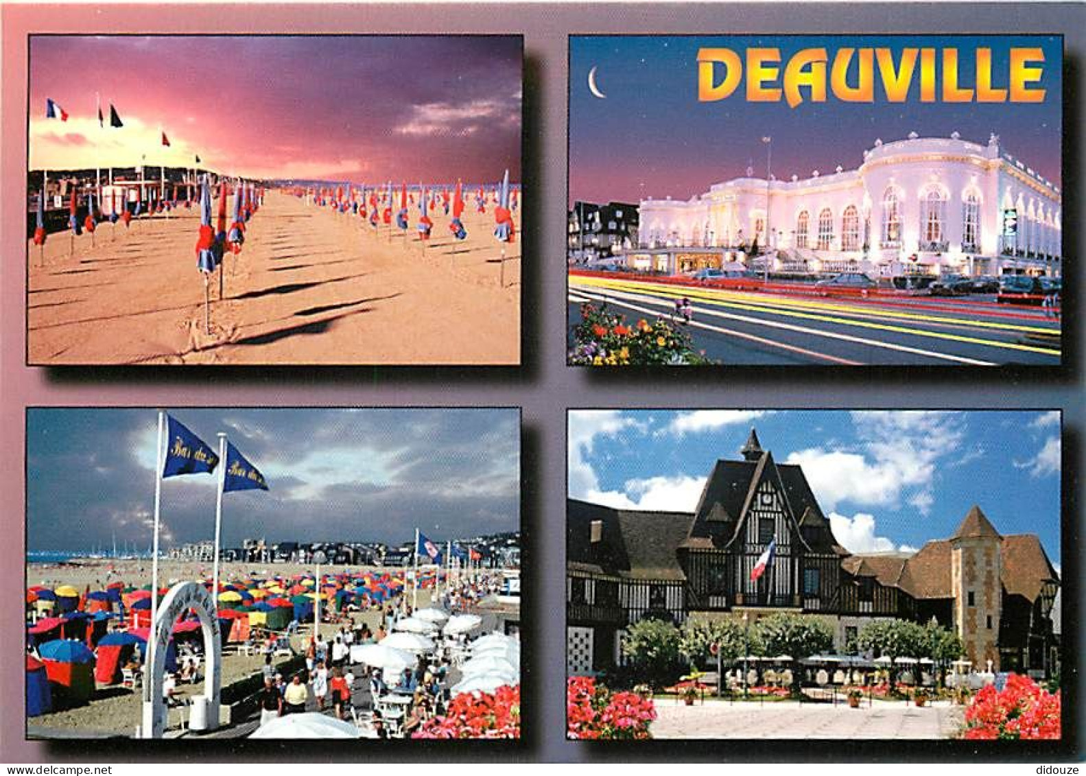 14 - Deauville - Multivues - Les Planches - La Plage - Carte Neuve - CPM - Voir Scans Recto-Verso - Deauville