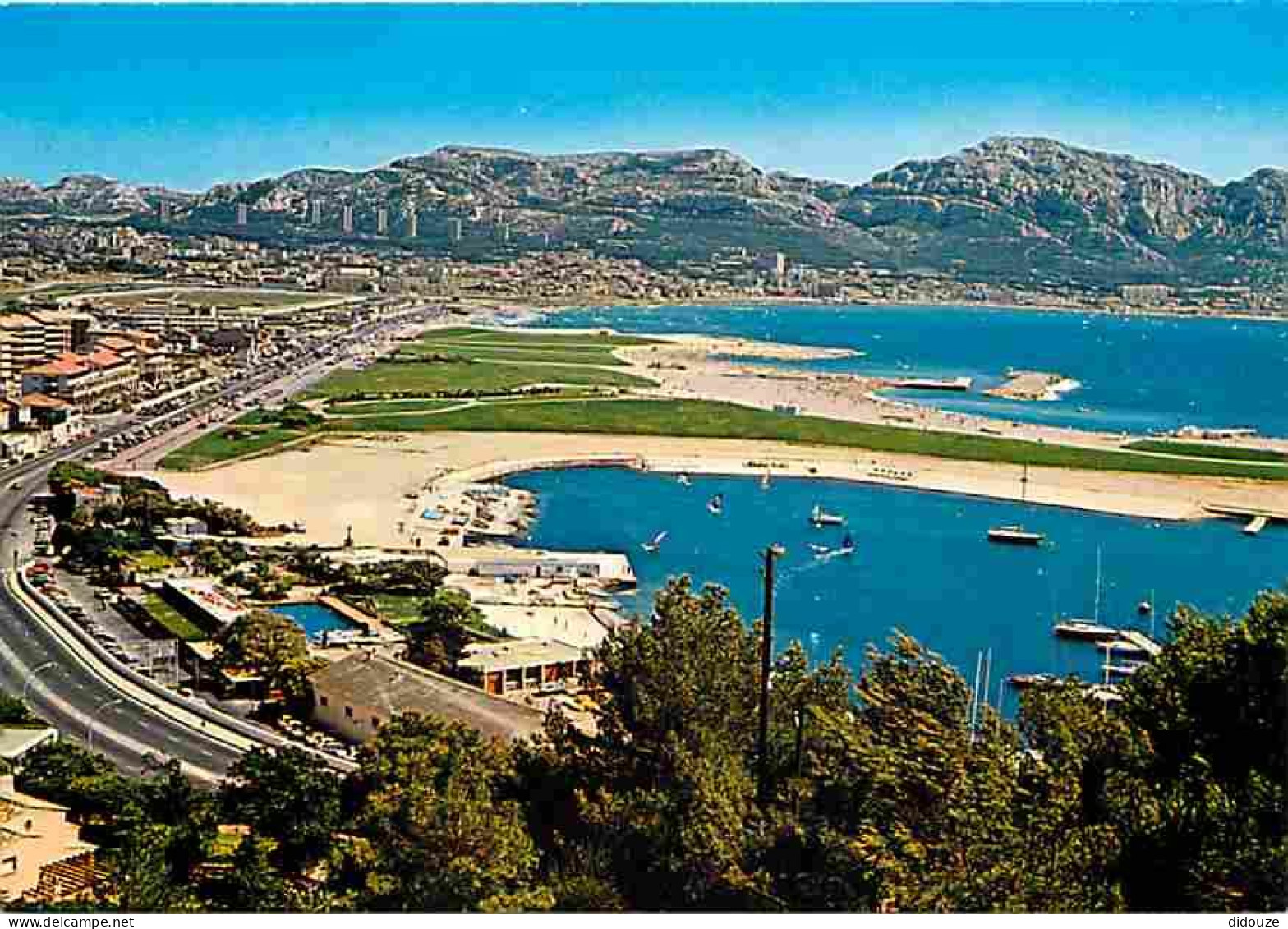 13 - Marseille - Promenade De La Corniche - La Plage Du Prado - CPM - Voir Scans Recto-Verso - Endoume, Roucas, Corniche, Beaches
