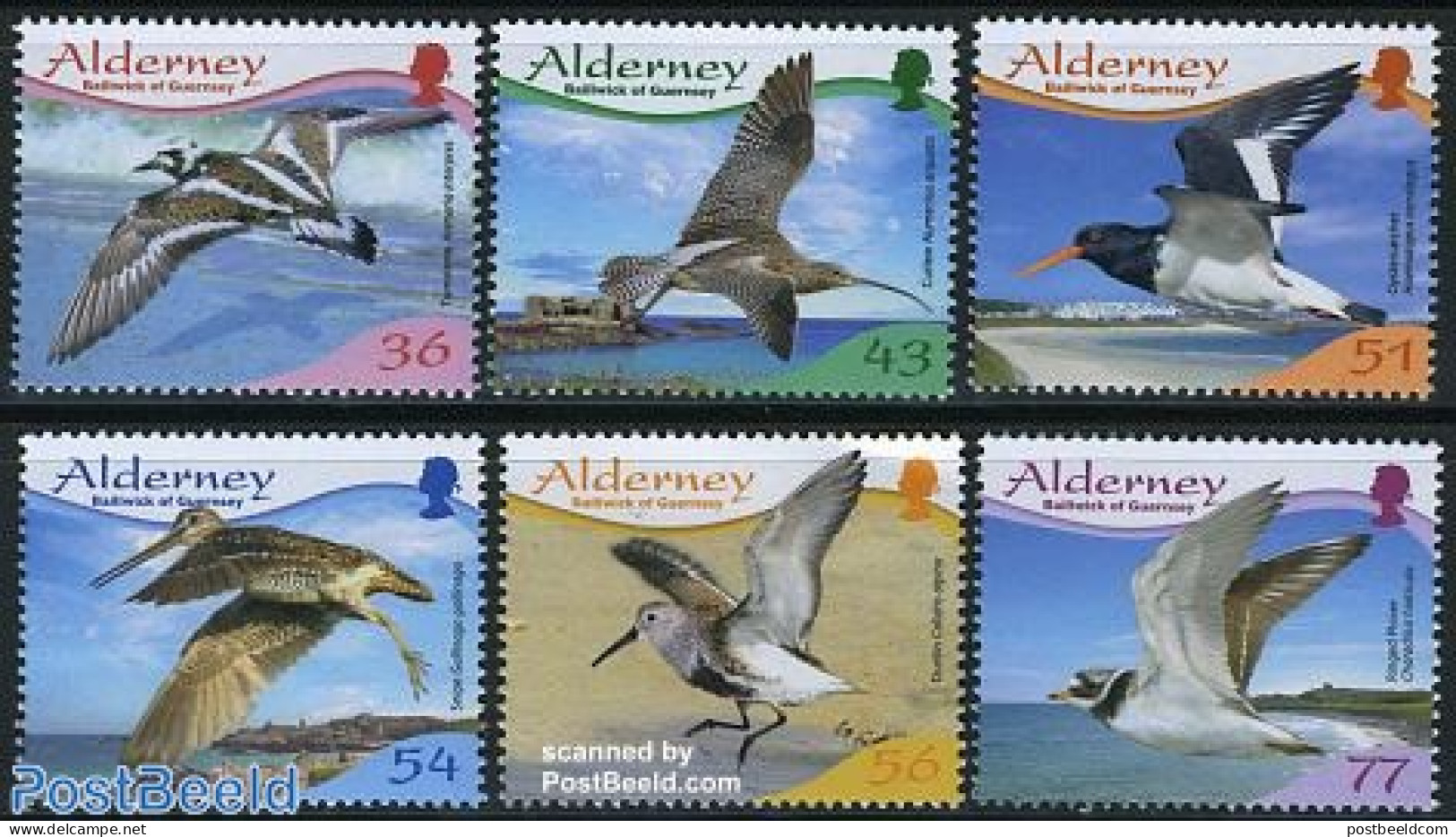 Alderney 2009 Resident Birds 6v, Mint NH, Nature - Various - Birds - Lighthouses & Safety At Sea - Lighthouses