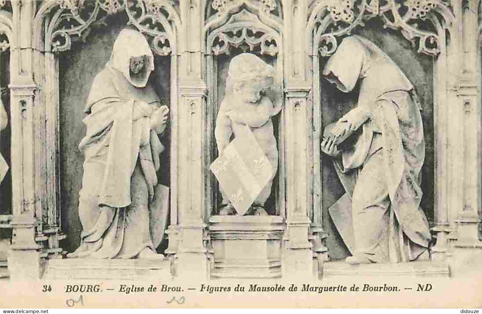 01 - Bourg En Bresse - Eglise De Brou - CPA - Voir Scans Recto-Verso - Eglise De Brou