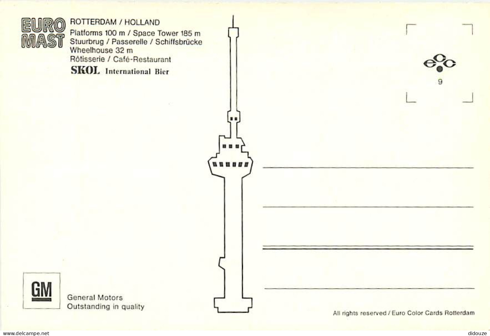 Pays-Bas - Nederland - Rotterdam - CPM - Voir Scans Recto-Verso - Rotterdam