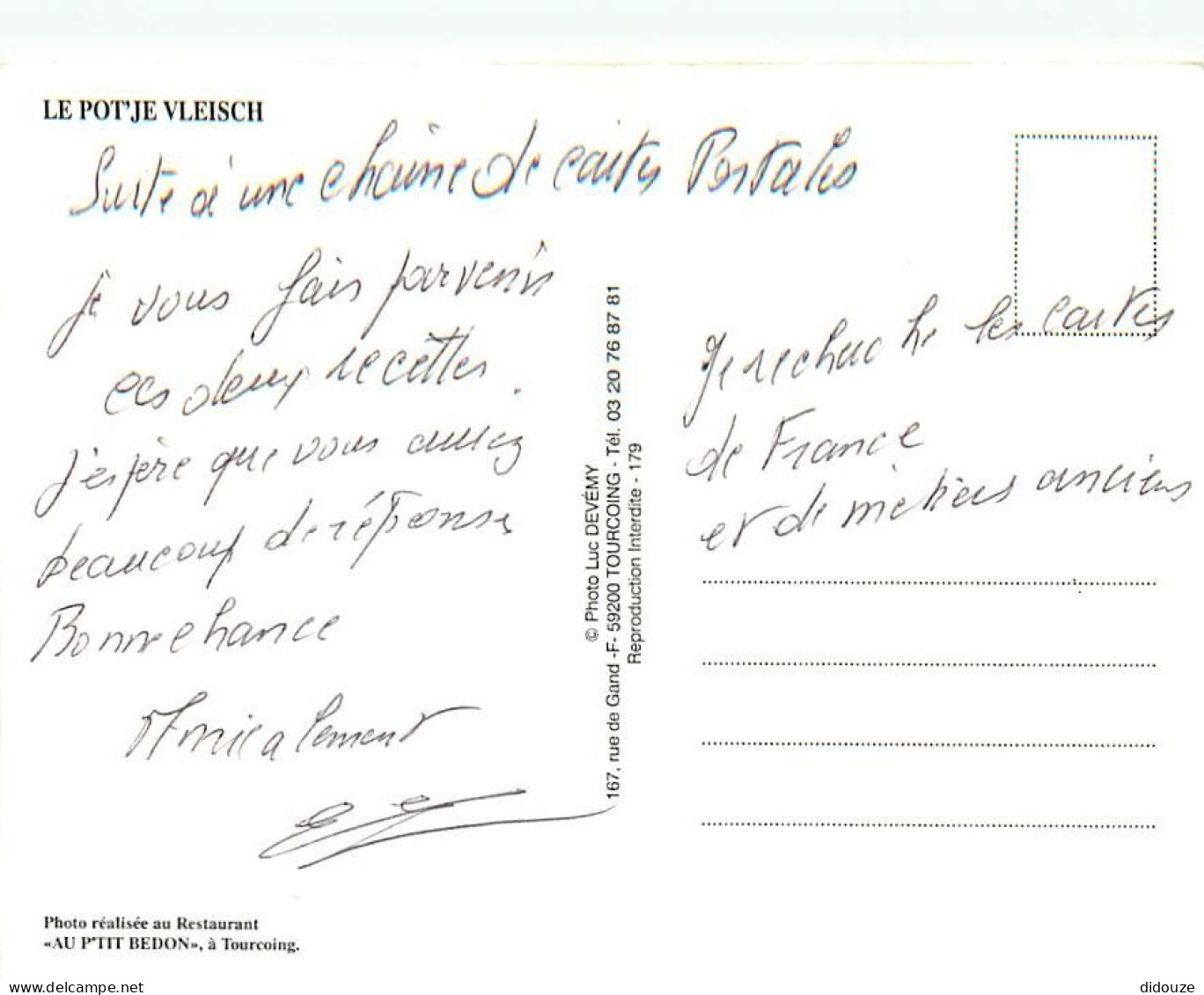 Recettes De Cuisine - Gastronomie - CPM - Voir Scans Recto-Verso - Küchenrezepte