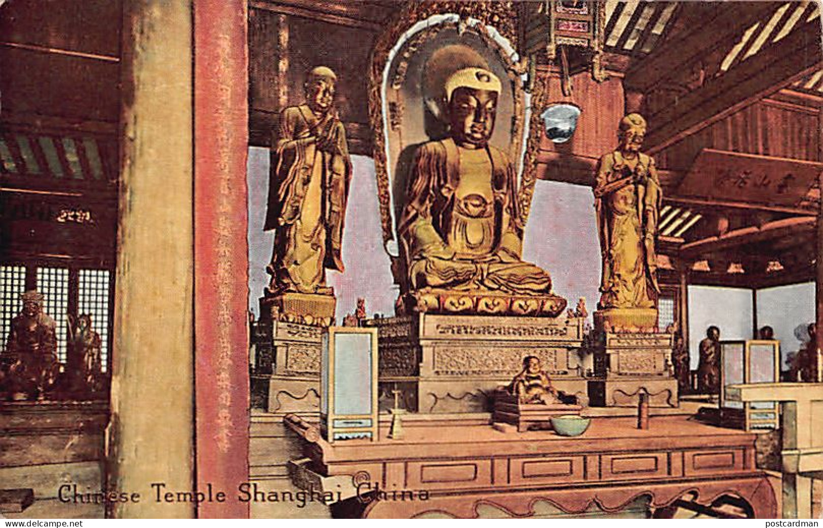 China - SHANGHAI - Chinese Temple - Buddha's Statue - Publ. Sincere Co.  - Chine