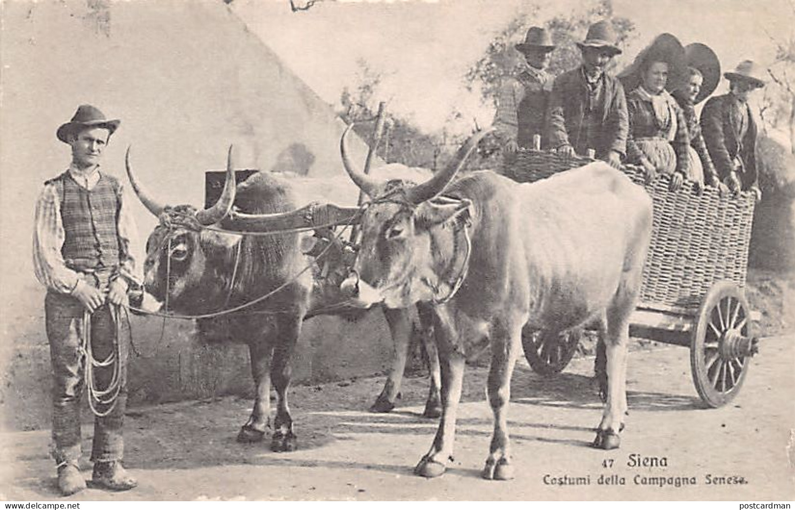 Italia - SIENA - Costumi Della Campagna Senese - Siena