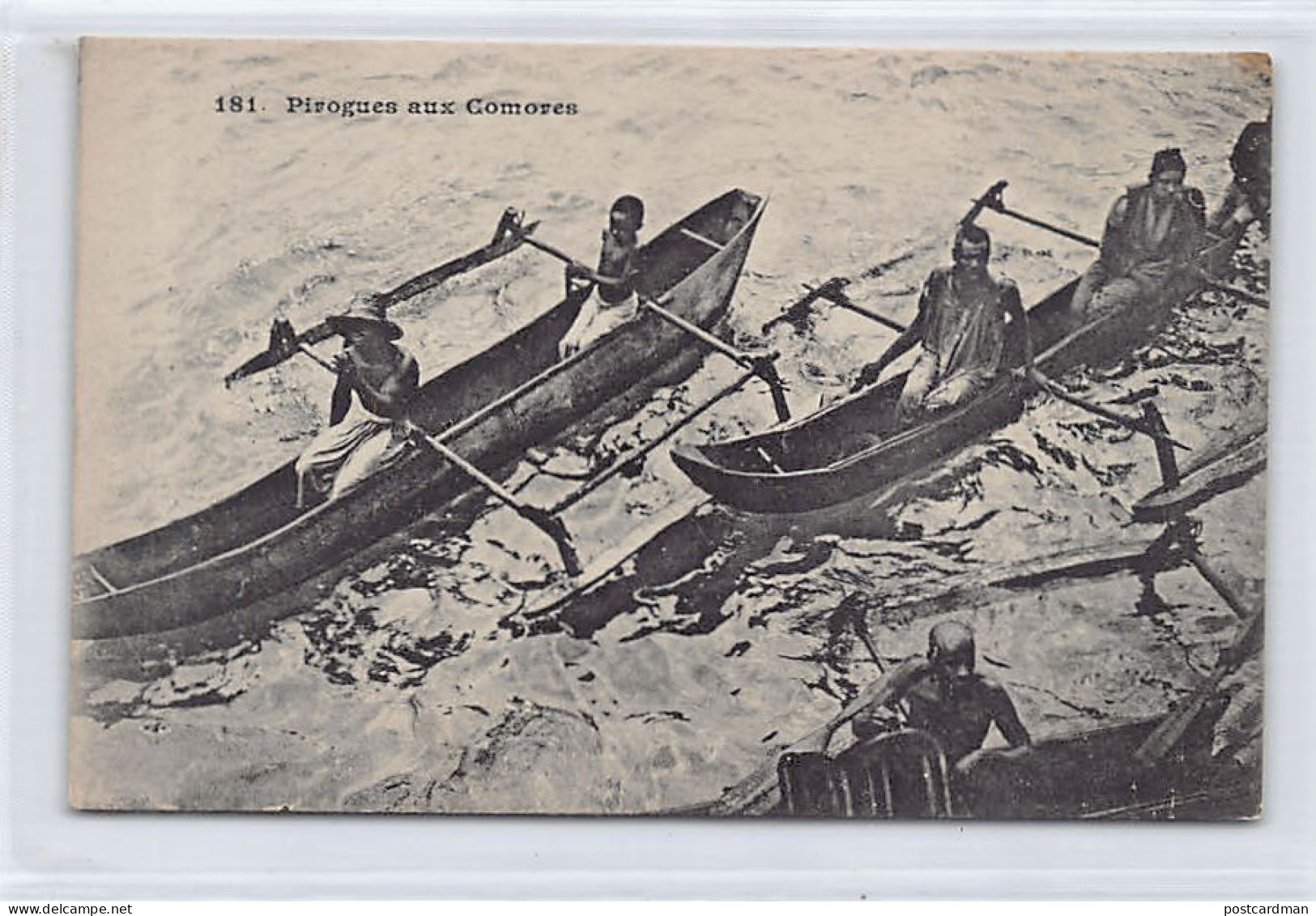 Pirogues Aux Comores - Ed. Messageries Maritimes 181 - Comores