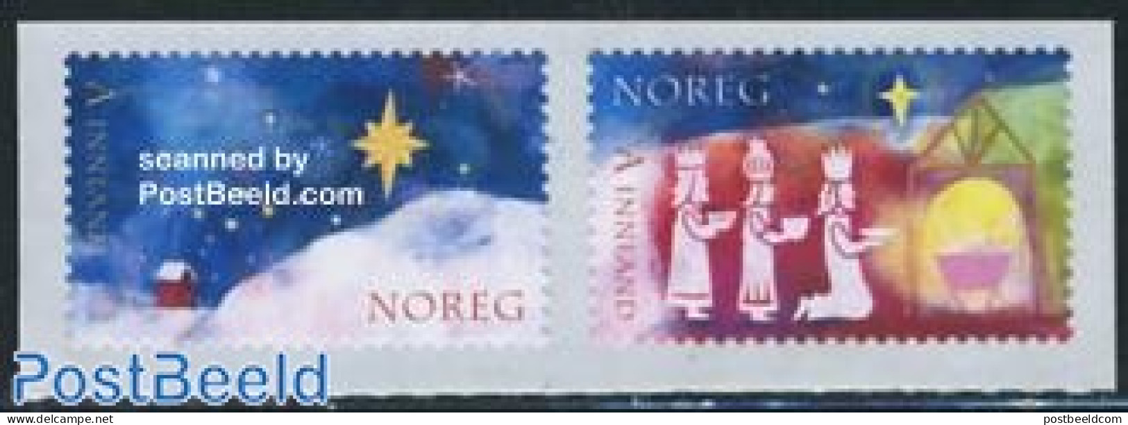 Norway 2007 Christmas 2v S-a, Mint NH, Religion - Christmas - Neufs