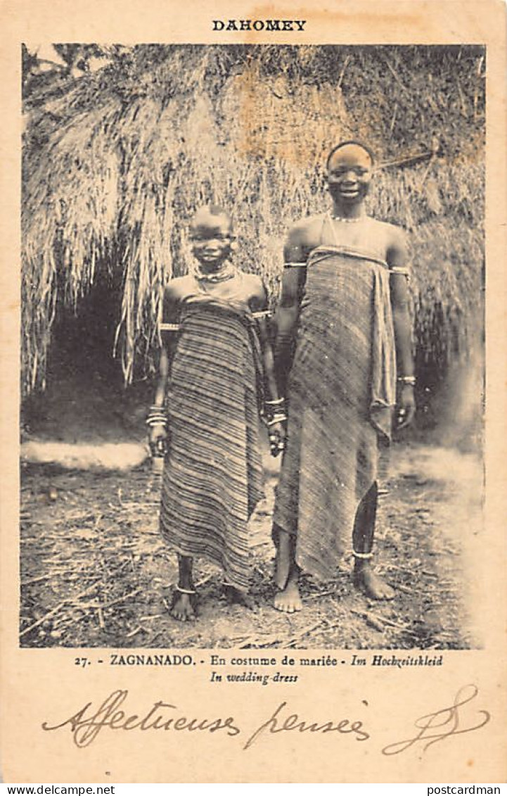 Bénin - ZAGNANDO - En Costume De Mariée - Ed. Société Des Missions Africaines 27 - Benin