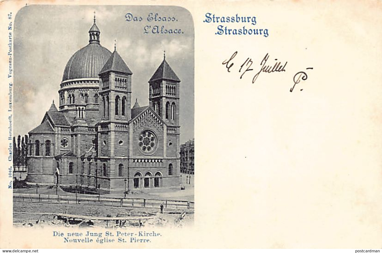 STRASBOURG - Nouvelle Eglise Saint-Pierre - Ed.Charles Bernhoeft - Strasbourg