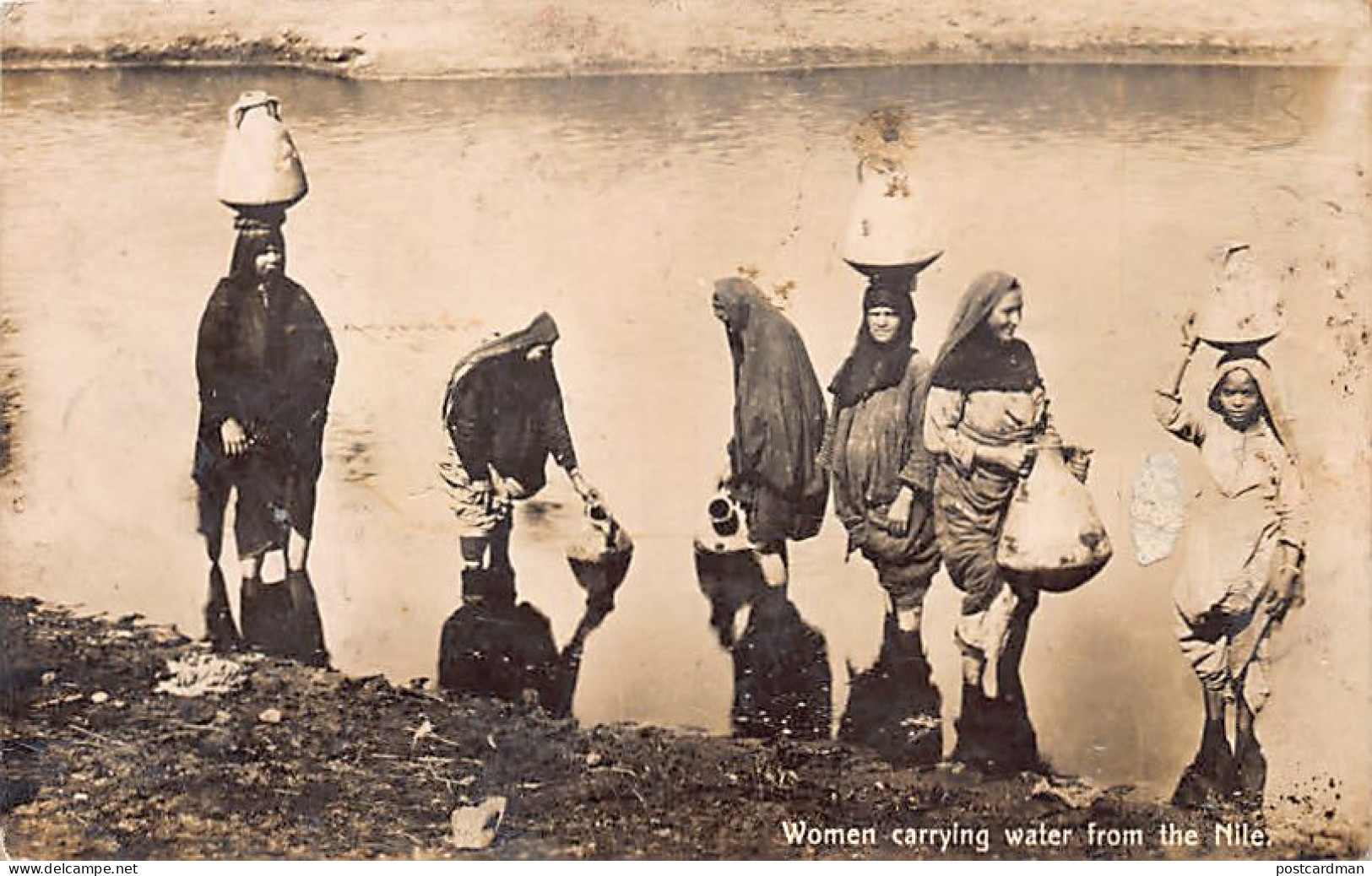 Egypt - Women Carrying Water From The Nile - Publ. Unknown  - Andere & Zonder Classificatie