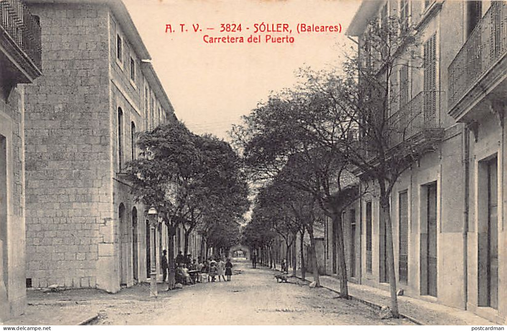 SOLLER (Baleares) Carretera Del Puerto - Ed. A.T.V. 3824 - Sonstige & Ohne Zuordnung