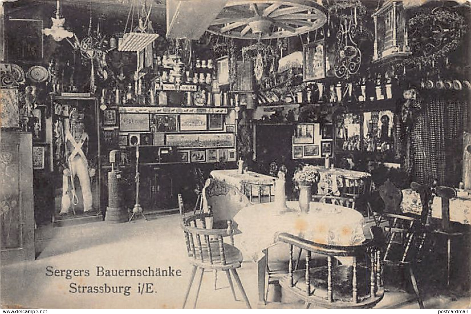 STRASBOURG - Taverne Sergers Bauernschänke - Ed. Fischbach - Strasbourg