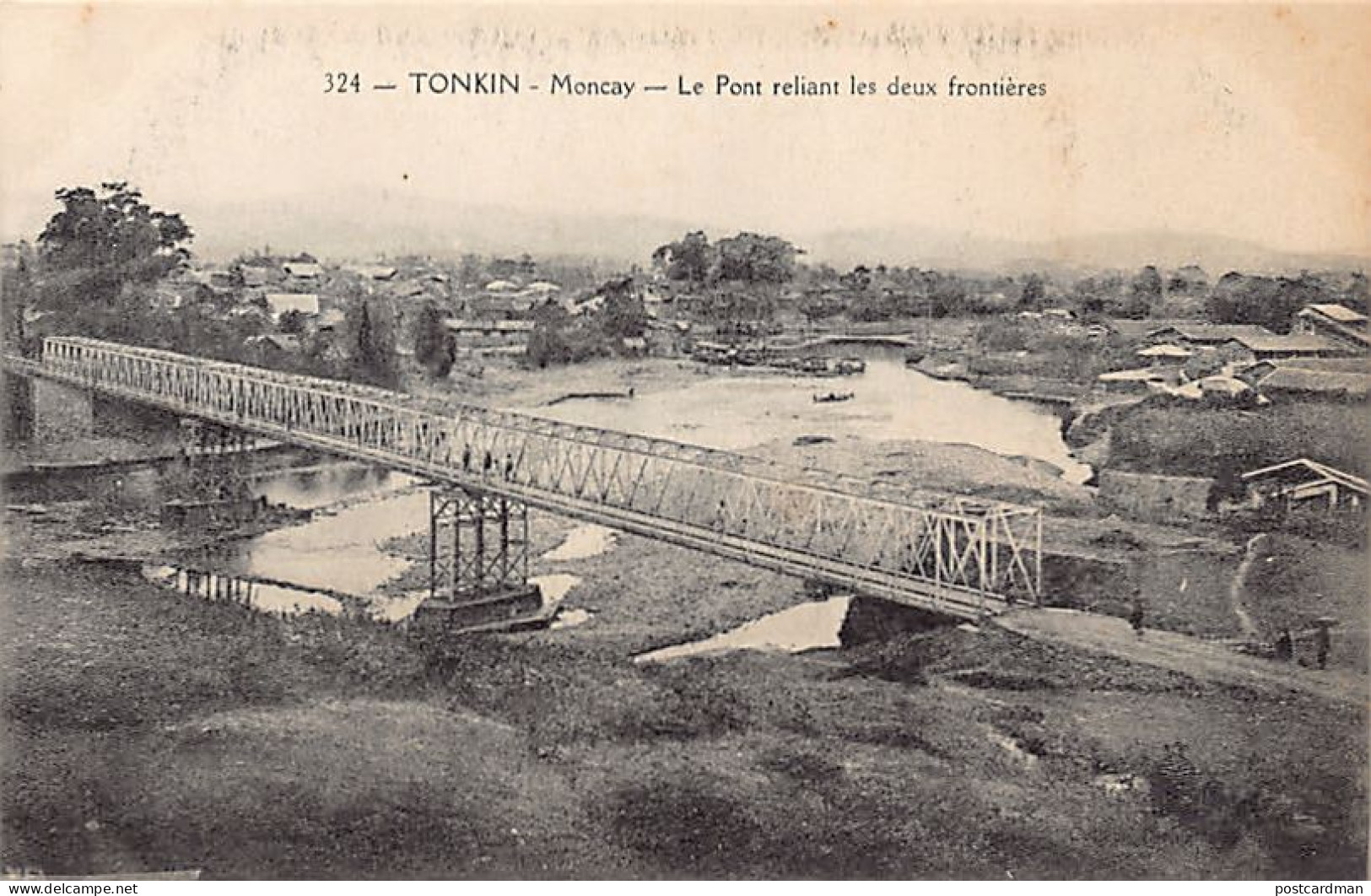 Viet-Nam - MONCAY - Le Pont Reliant Les Deux Frontières - Ed. P. Dieulefils 324 - Vietnam