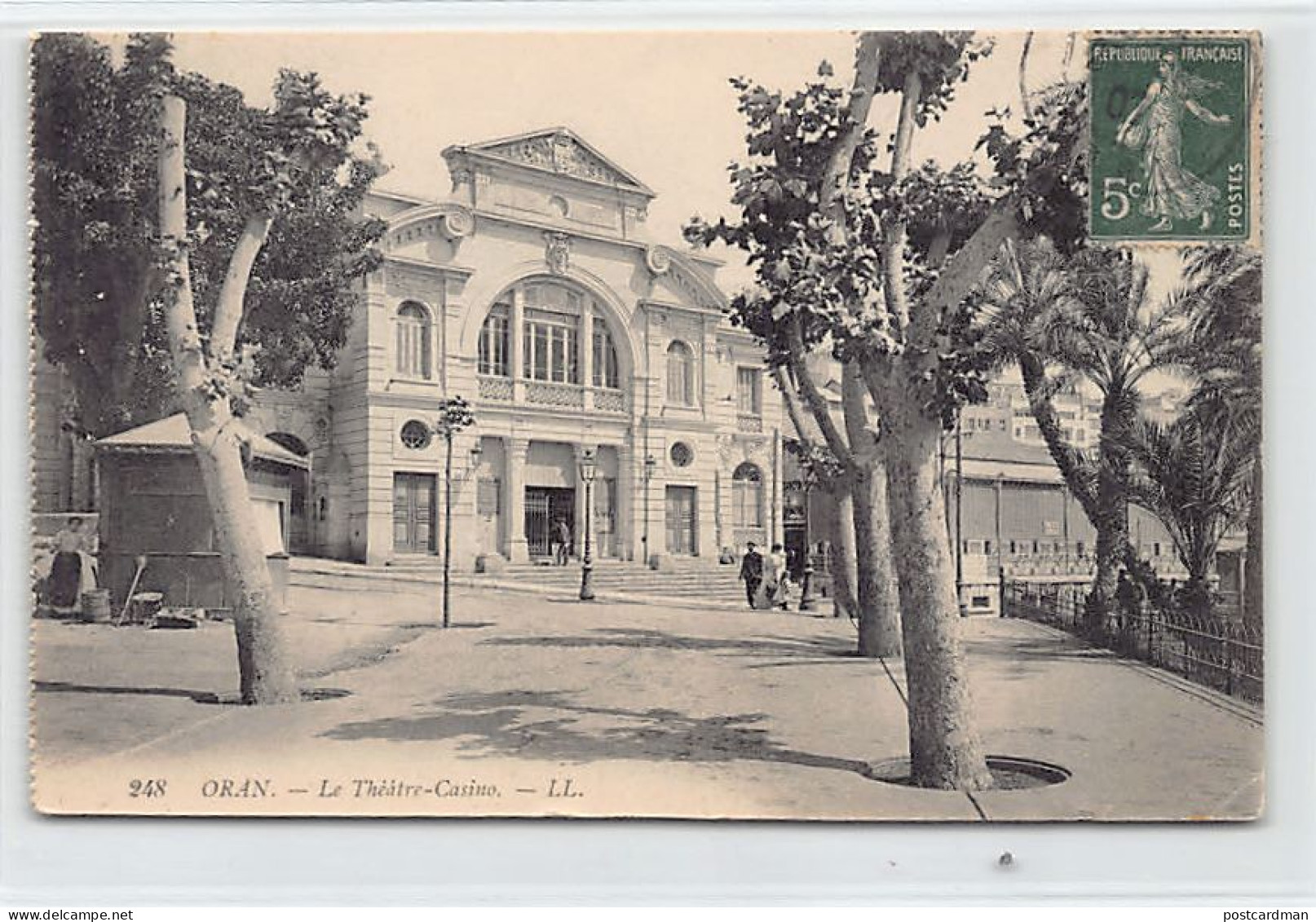 Algérie - ORAN - Le Théâtre-Casino - Ed. Lévy L.L. 248 - Oran