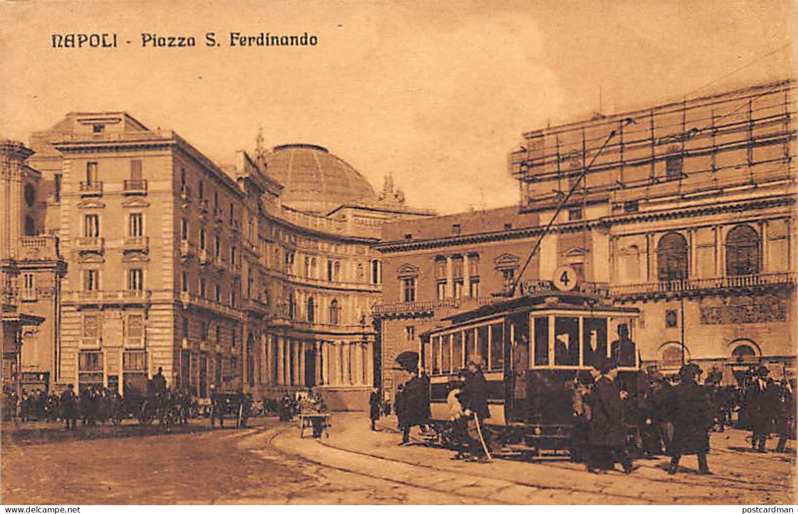 NAPOLI - Piazza S. Ferdinando - Tram 4 - Napoli (Napels)