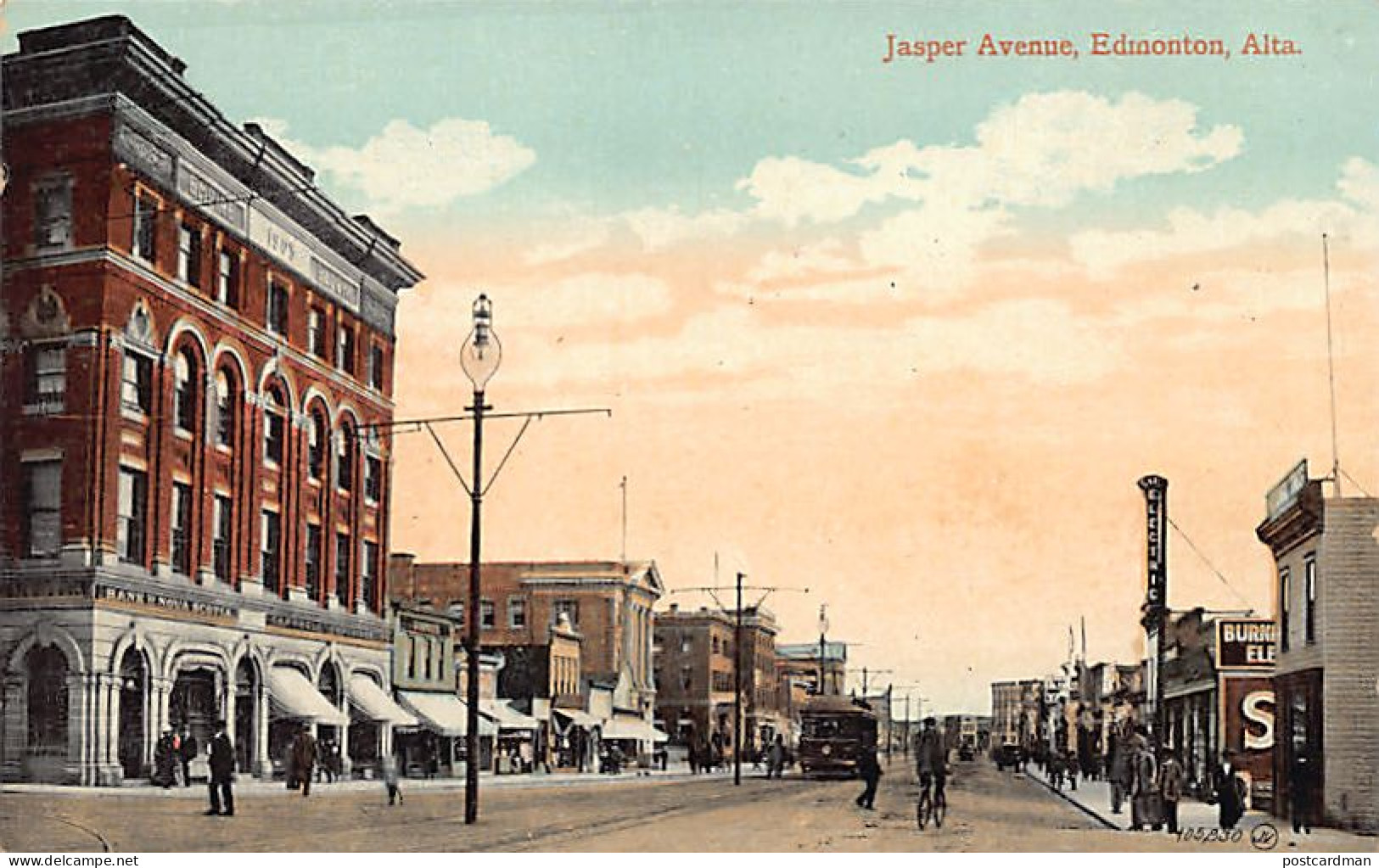 Canada - EDMONTON (AB) Jasper Avenue - Publ. The Valentine & Sons Publ. Co. Ltd.  - Edmonton