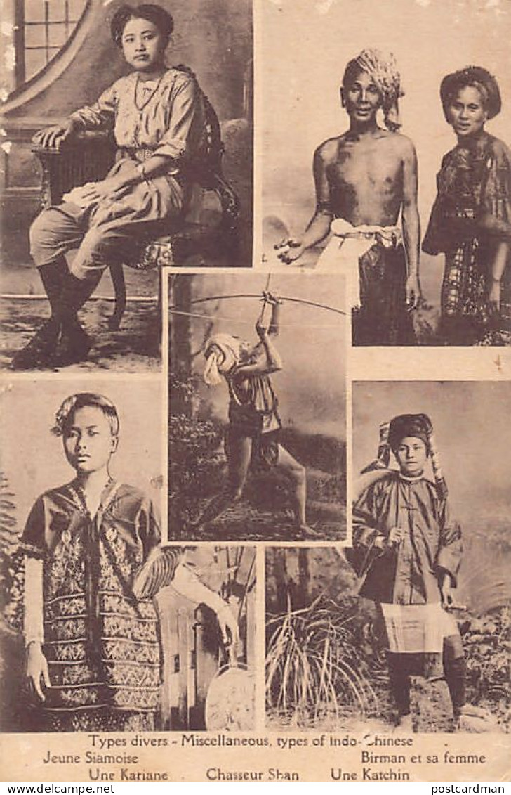 BURMA - Peoples Of Burma - Karen - Kachin - Shan Hunter - Publ. Missions Etrangères De Paris - Myanmar (Burma)