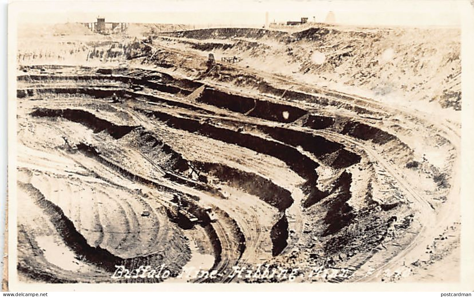 Usa - HIBBING (MN) Buffalo Mine - REAL PHOTO - Other & Unclassified