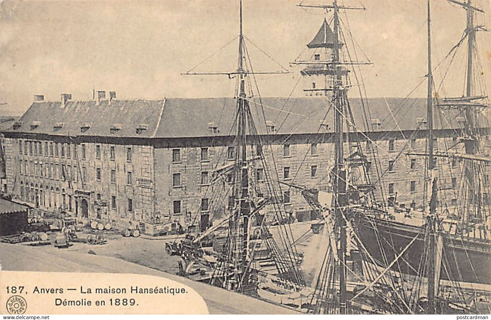 België - ANTWERPEN - Hansahuis - Oostershuis - Vernietigd In 1889 - Antwerpen