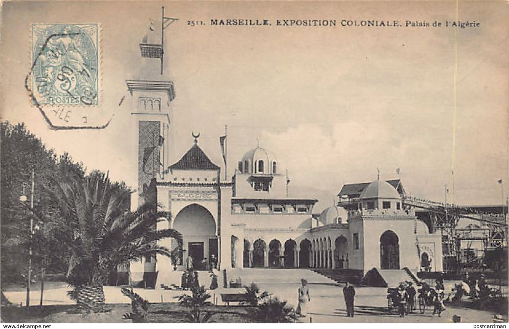 Marseille - Exposition Coloniale - Plaais De L'Algérie - Autres & Non Classés