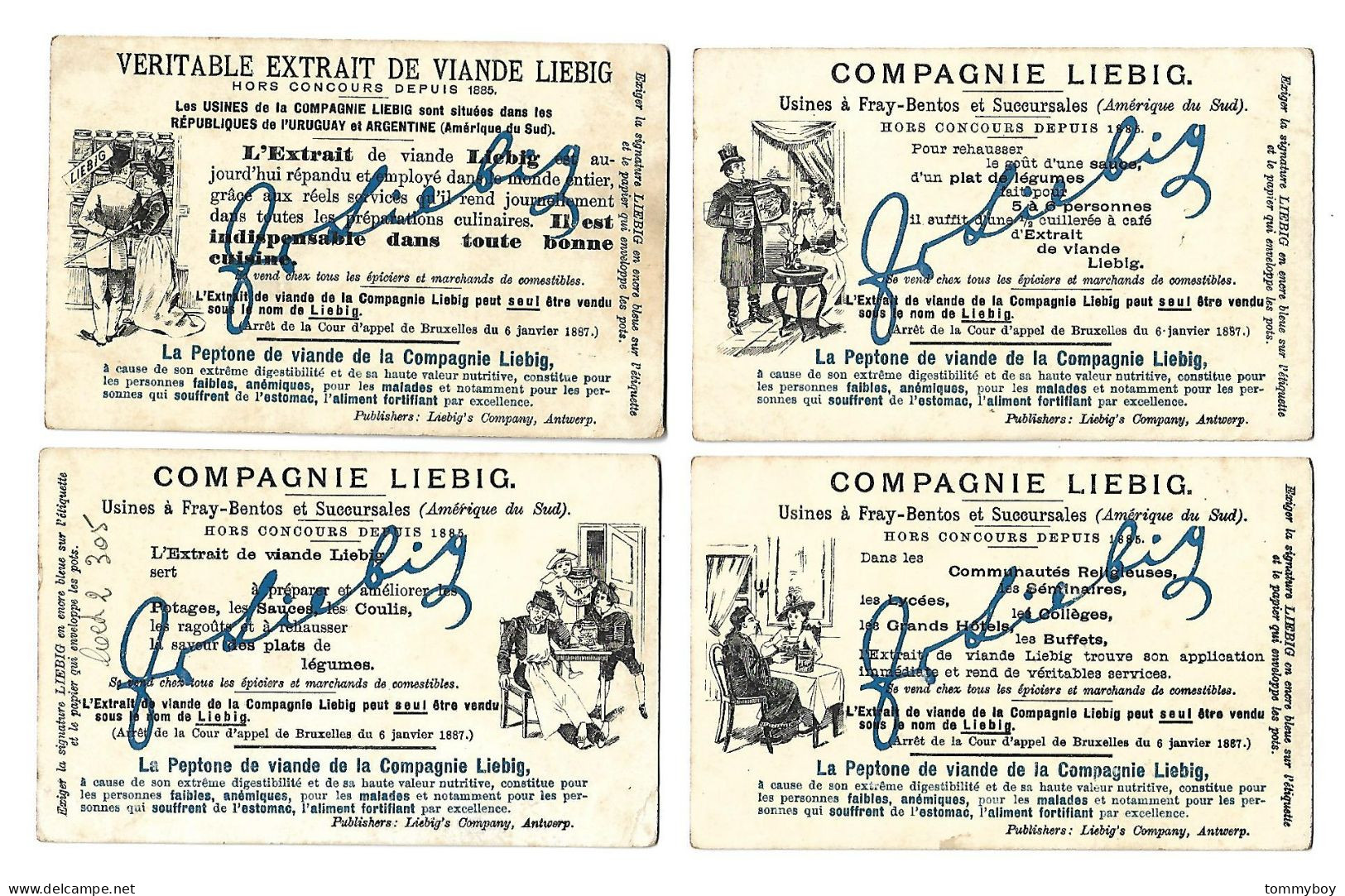 S 502, Liebig 6 Cards, Types De Vaisseaux De Guerre (spots)  (ref B10) - Liebig