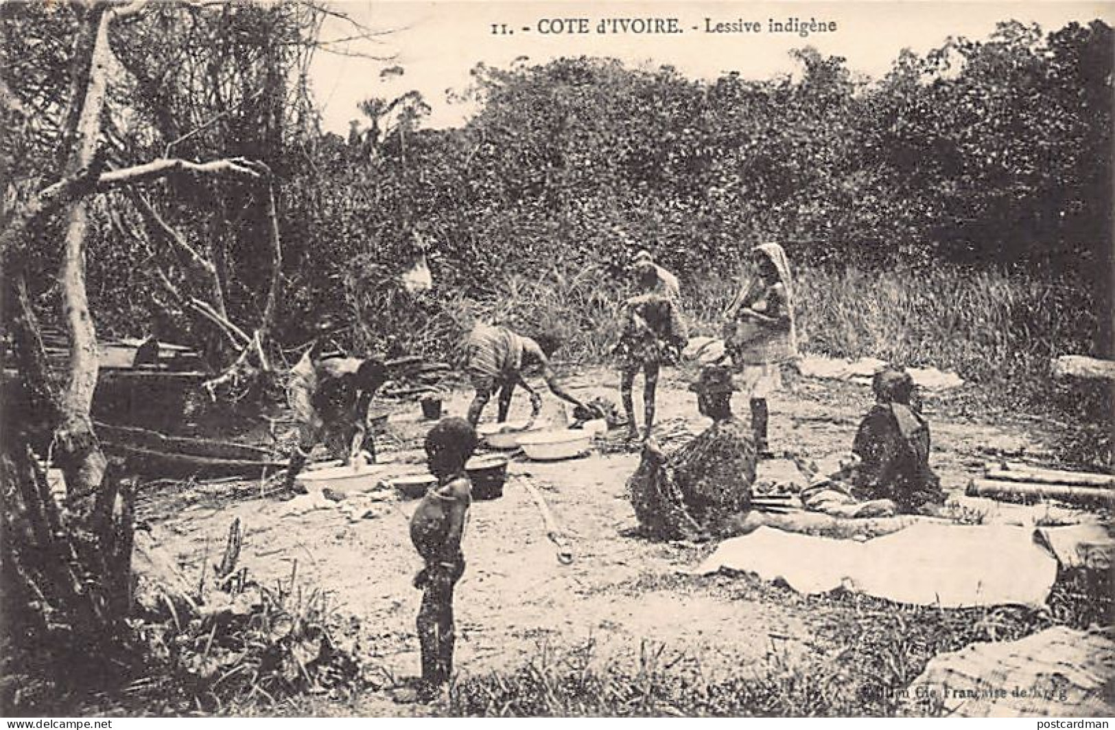 Côte D'Ivoire - Lessive Indigène - Ed. Cie Française De Kong 11 - Elfenbeinküste