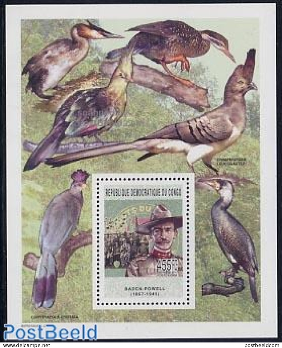 Congo Dem. Republic, (zaire) 2005 Scouting S/s, Birds, Mint NH, Nature - Sport - Birds - Scouting - Autres & Non Classés