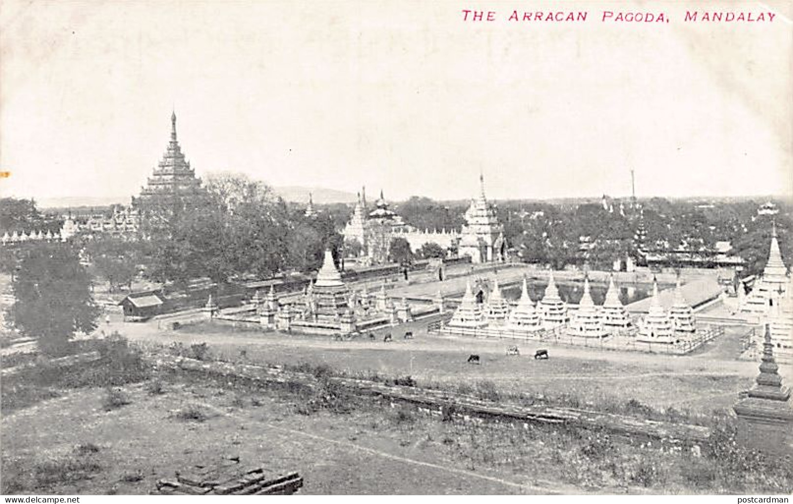 MYANMAR Burma - MANDALAY - The Arracan Pagoda - Publ. Unknown  - Myanmar (Burma)