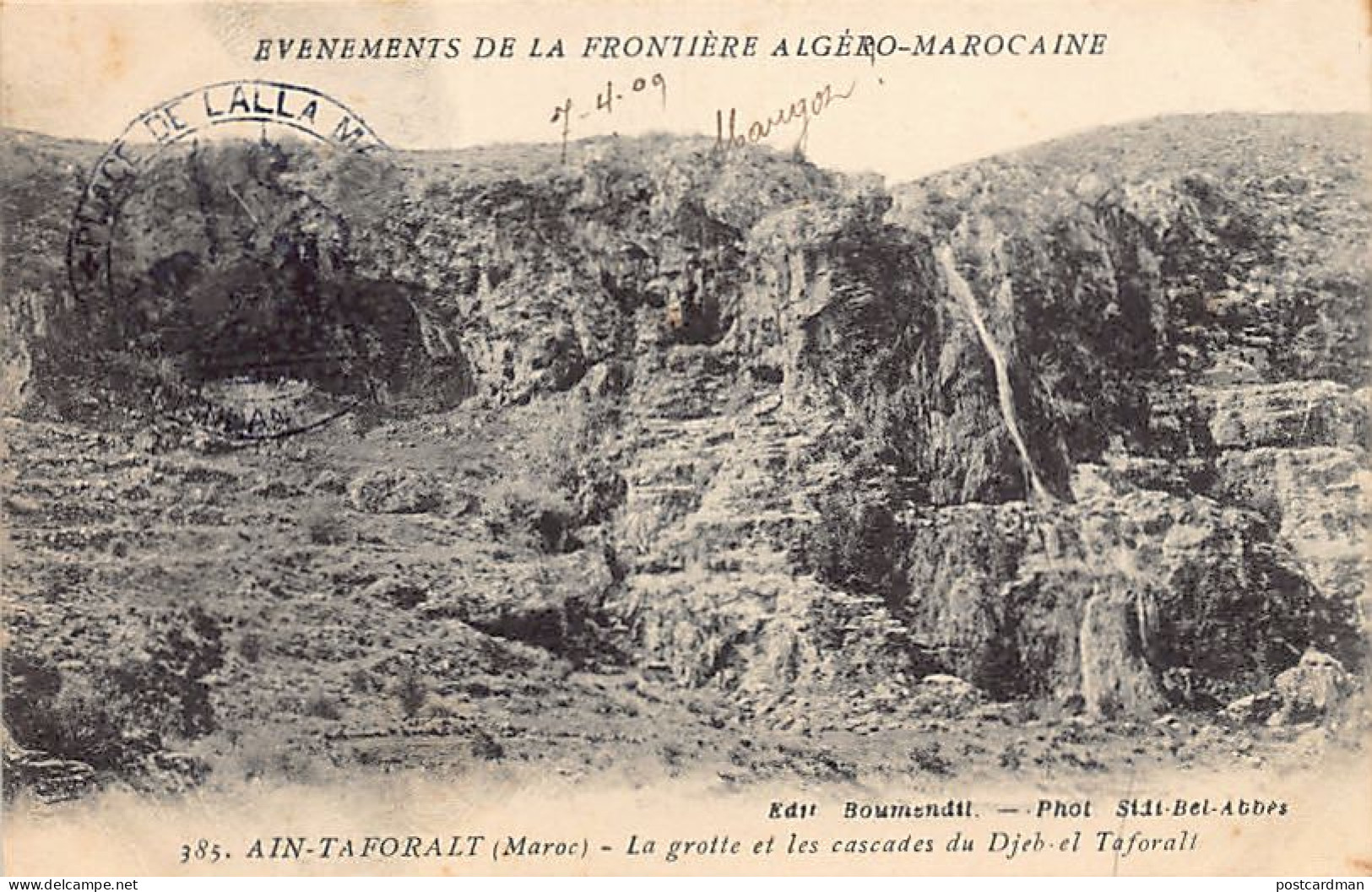Maroc - AÏN TAFORALT - La Grotte Et Les Cascades De Djeb-el-Taforalt - Ed. Boumendil 385 - Autres & Non Classés