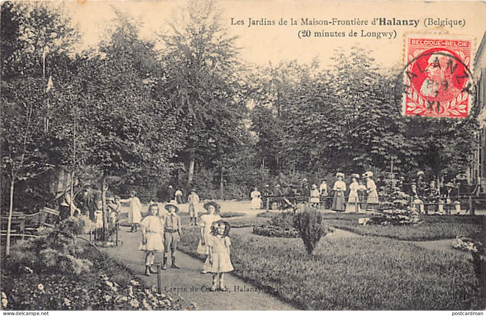 HALANZY (Lux.) Les Jardins De La Maison Frontière - Ed. Crépin De Coninck  - Autres & Non Classés