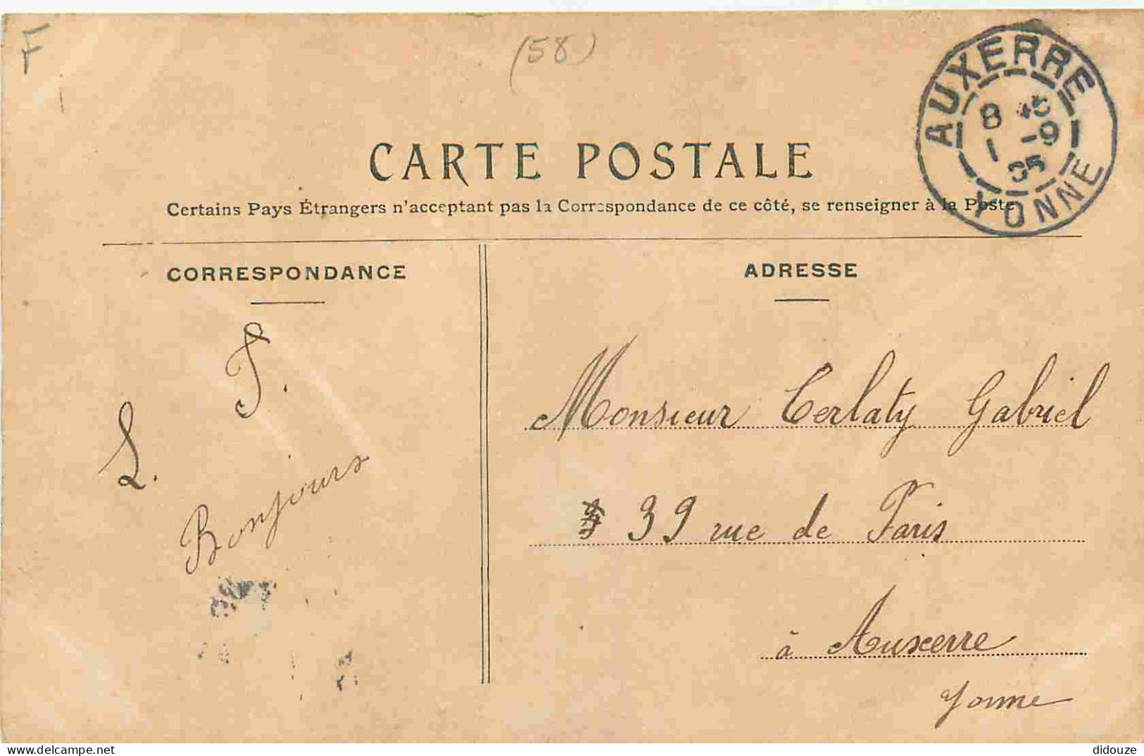 58 - Cosne Cours Sur Loire - Square Baudin - Animée - Colorisée - CPA - Oblitération De 1905 - Voir Scans Recto-Verso - Cosne Cours Sur Loire