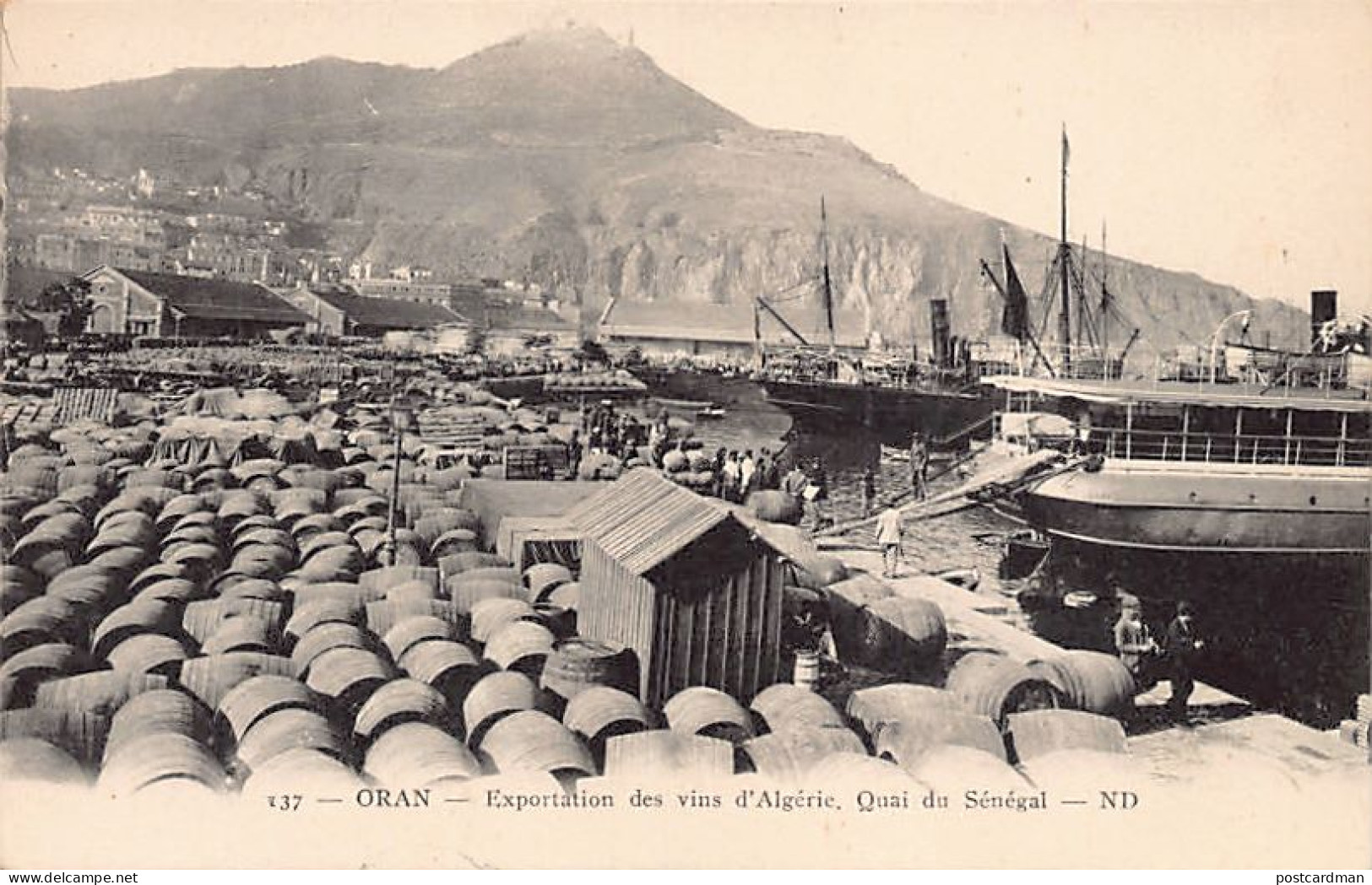 Algérie - ORAN - Exportation Des Vins D'Algérie, Quai Du Sénégal - Ed. ND Phot. 137 - Oran