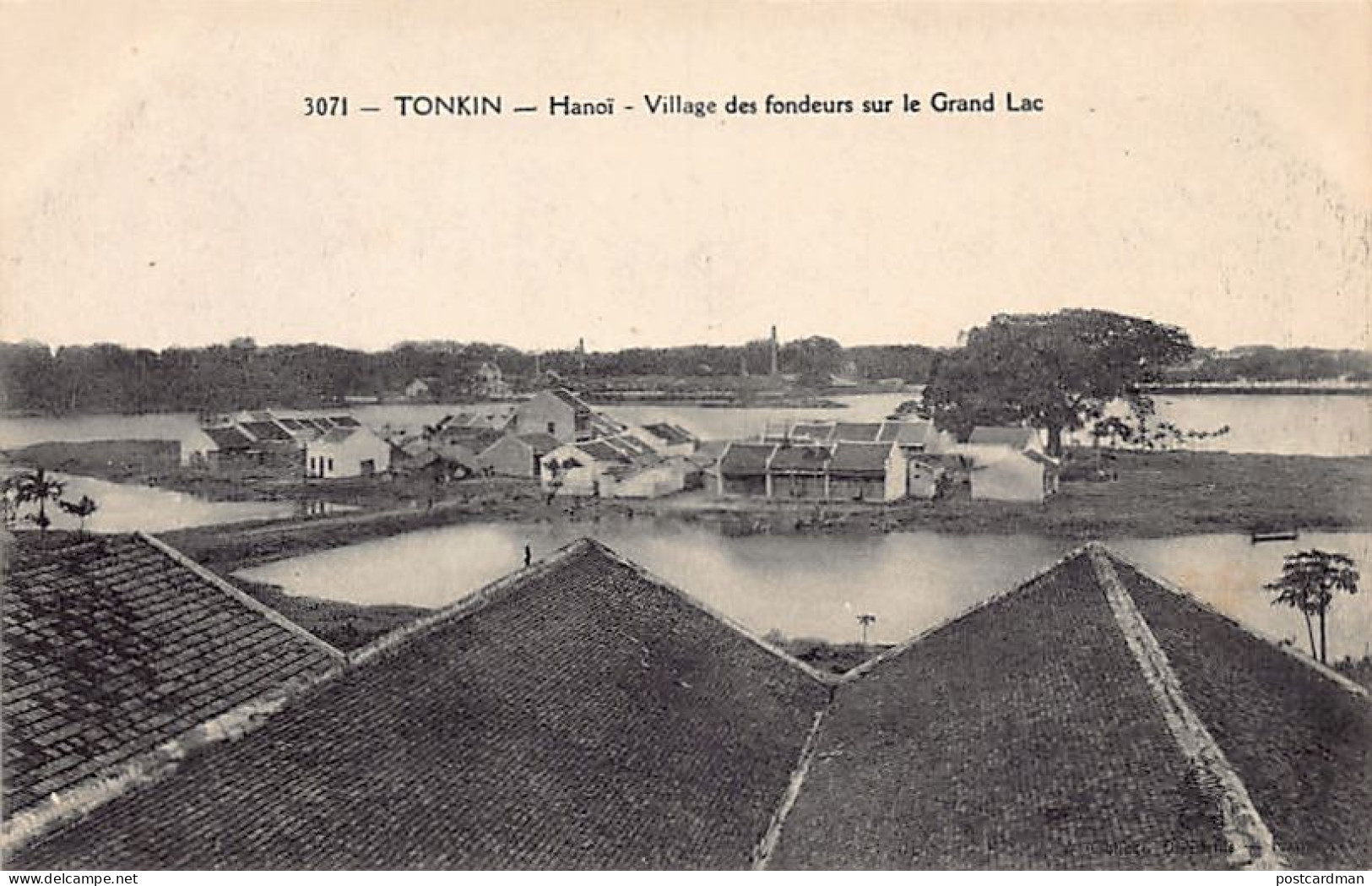 Viet Nam - HANOI - Village Des Fondeurs Sur Le Grand Lac - Ed. P. Dieulefils 307 - Vietnam