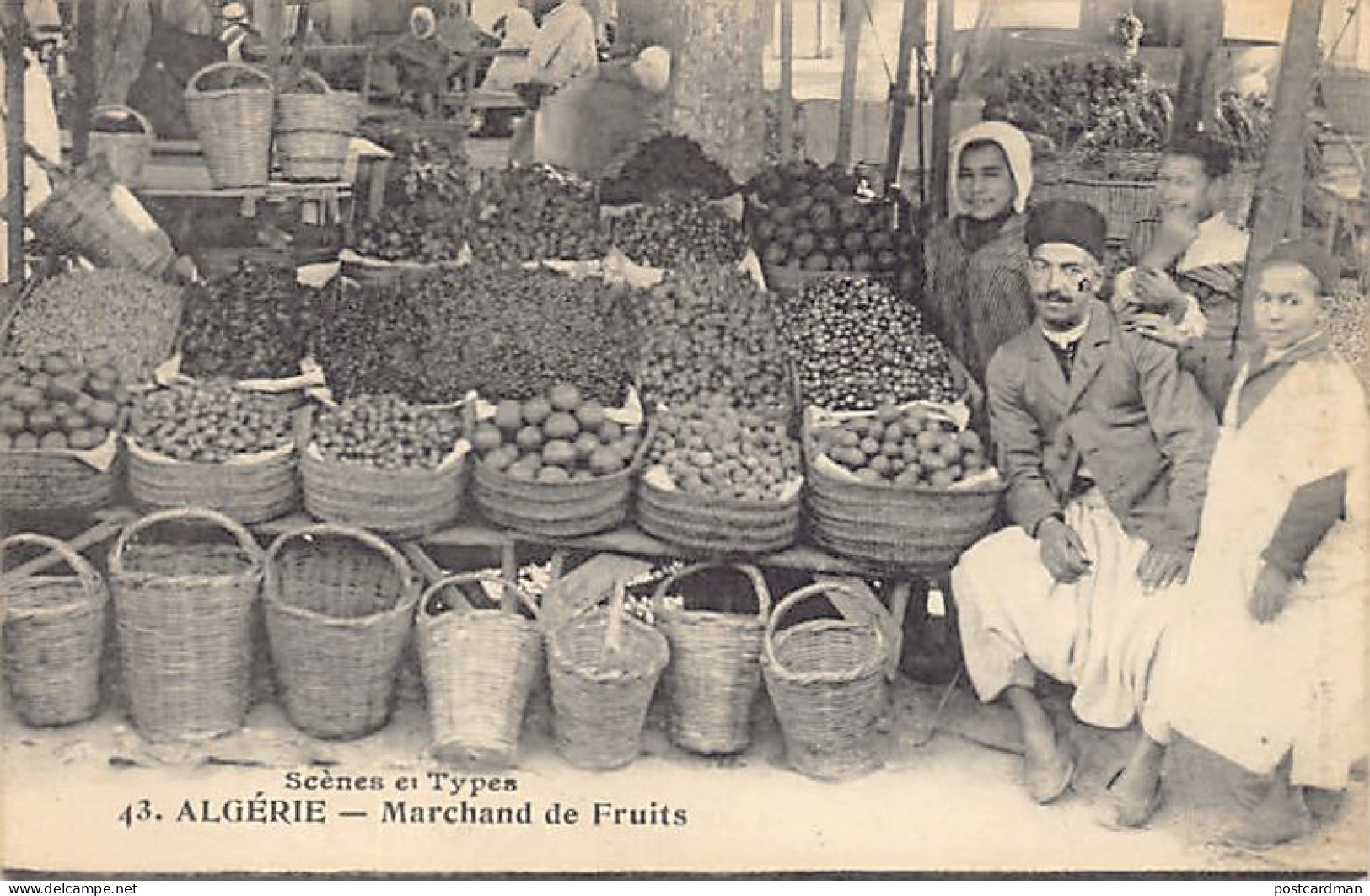 Algérie - Marchand De Fruits - Ed. N. Boumendil 43 - Métiers